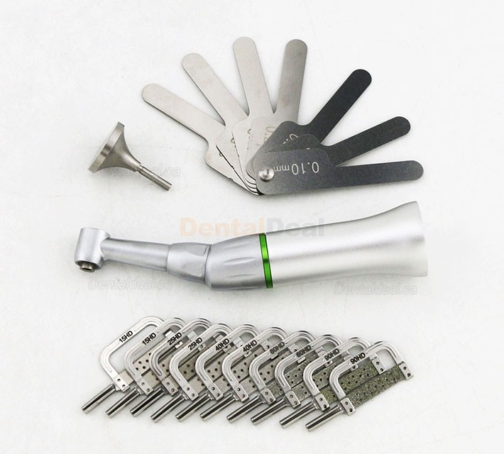 Dental Orthodontic Contra Angle 4:1 Handpiece Interproximal Strips IPR Kit